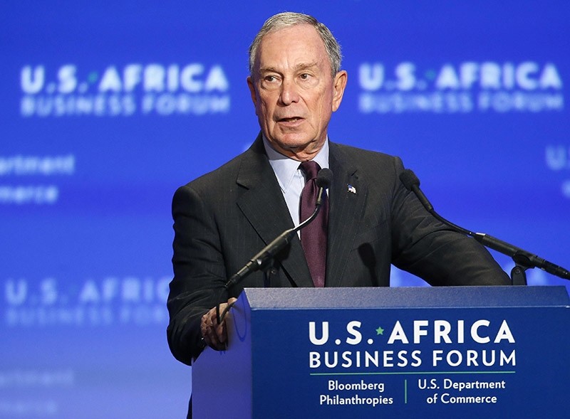 Former New York Mayor Michael Bloomberg opens the U.S.-Africa Business Forum in Washington in this August 5, 2014 file photo. (Reuters Photo)