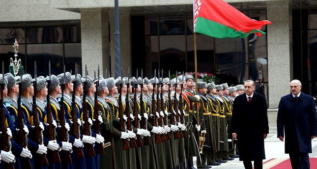 أردوغان في روسيا البيضاء لتعزيز العلاقات الاقتصادية وافتتاح مسجد