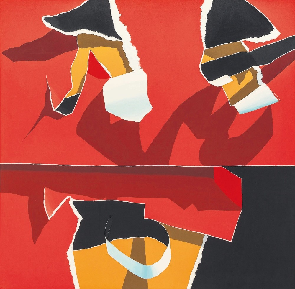 Burhan Dou011fanu00e7ay, u201cRed&Black Composition.u201d