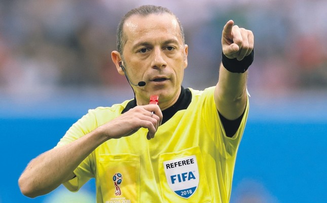 Turkish referee Çakır to officiate semifinal between Croatia and