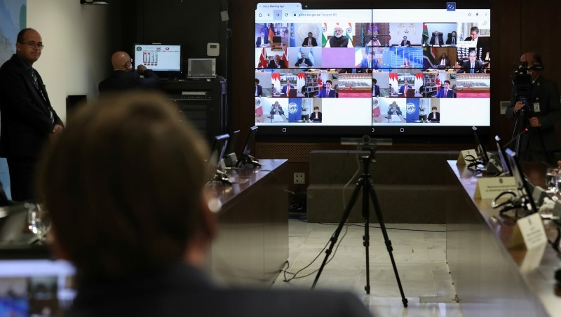 قادة مجموعة العشرين يتعهدون باستجابة قوية ومنسقة لتداعيات كورونا Daily Sabah Arabic