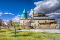 The Shrine of Rumi, the last resting place of the great Sufi poet, is now a place of pilgrimage.