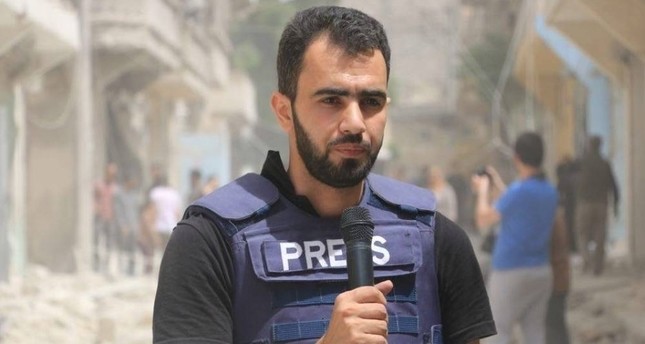 المراسل الحربي السوري هادي العبد الله يفوز بجائزة مراسلون بلا حدود Daily Sabah Arabic