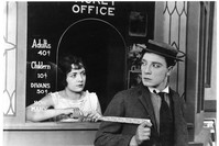 Sherlock Jr, 1924, directed by Buster Keaton.