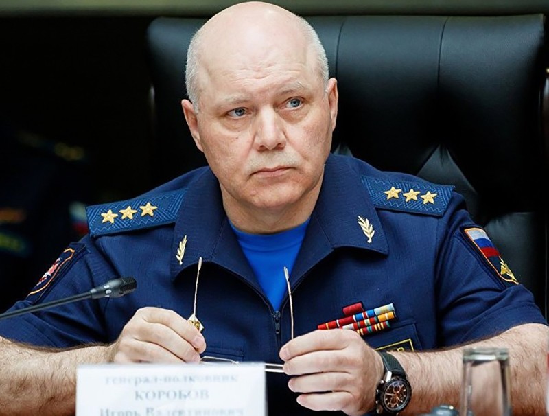 This handout picture taken on August 25, 2017 and released by the Russian Defence Ministry shows Igor Korobov, the head of the Main Directorate of the General Staff of the Russian Armed Forces. (AFP Photo)
