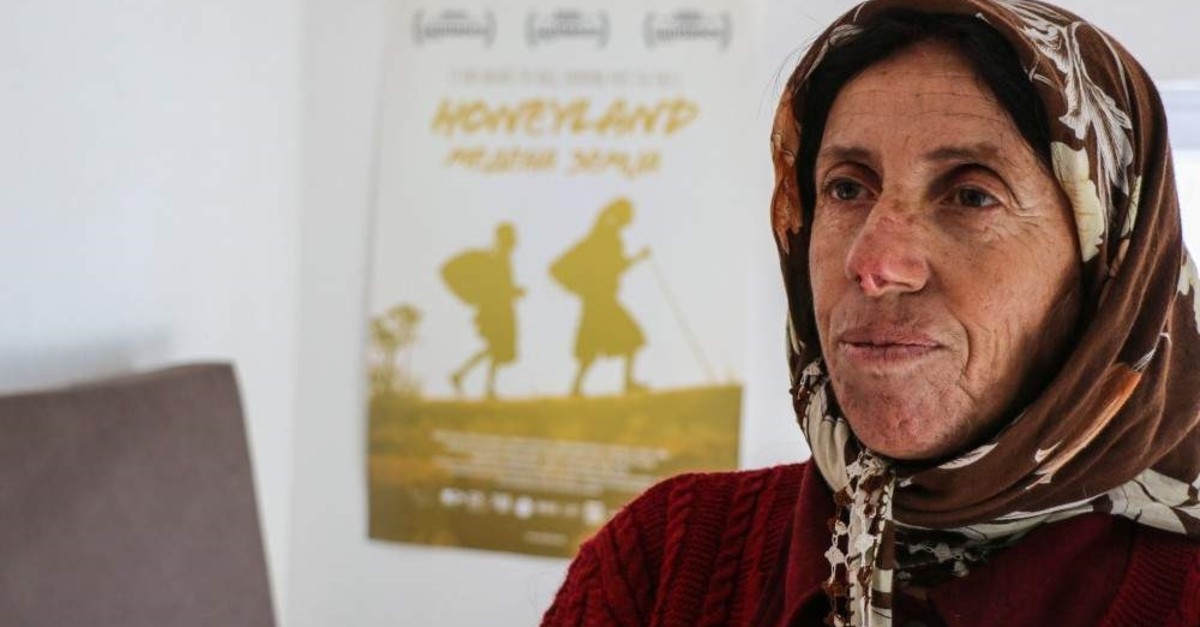 Hatice (Atidze) Muratova is the protagonist in the Oscar-nominated documentary ,Honeyland., (AA Photo)
