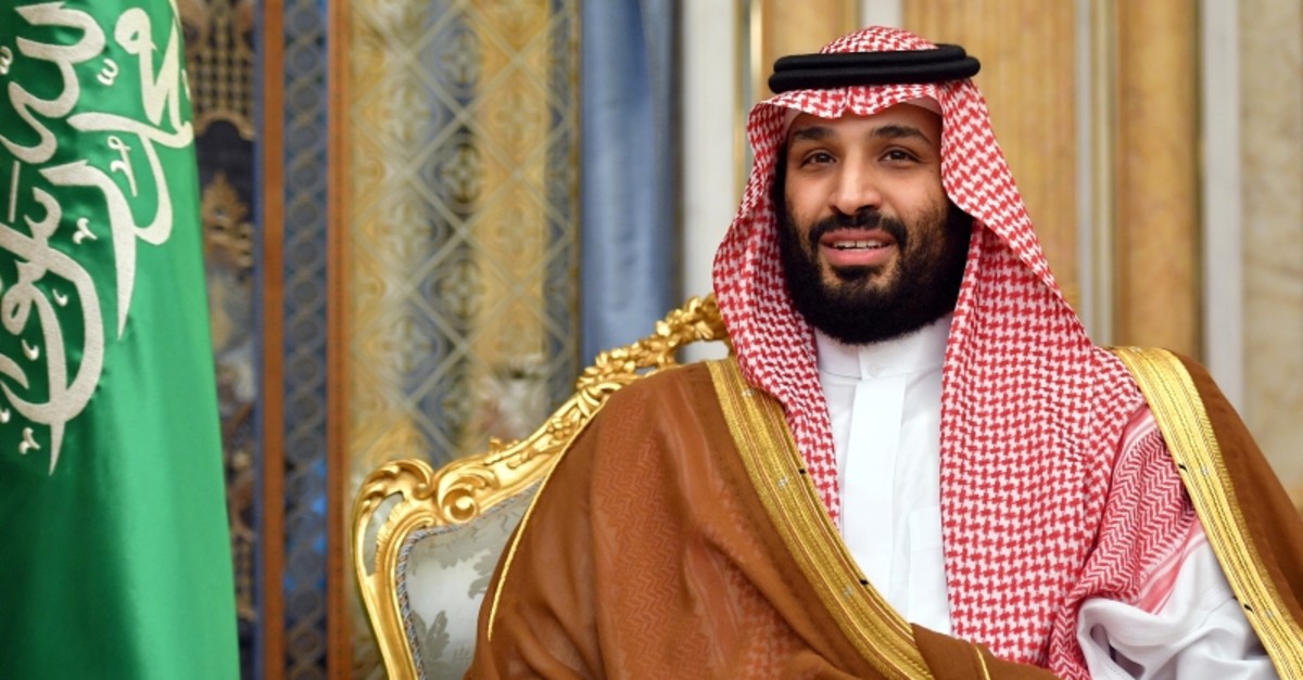 Saudi Arabia's Crown Prince Mohammed bin Salman attends a meeting with U.S. Secretary of State Mike Pompeo in Jeddah, Saudi Arabia, September 18, 2019. (Reuters Photo)