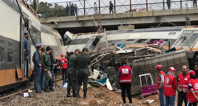 Image result for Train crash kills six in Morocco