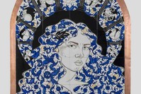 Participant artist Ku00fcbra Boy's work ,Helen.,