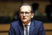 German Justice Minister Heiko Maas attends the Justice and Home Affairs Council meeting in Luxembourg (EPA Photo)