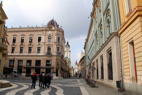 A street in Pécs