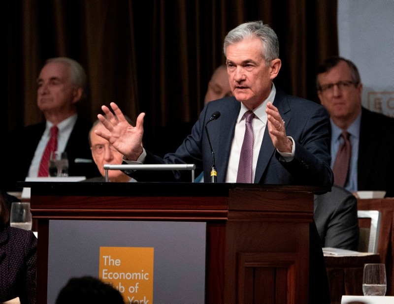 Federal Reserve Chairman Jerome Powell speaks to the Economic Club of New York on November 28, 2018 in New York. (AP Photo)