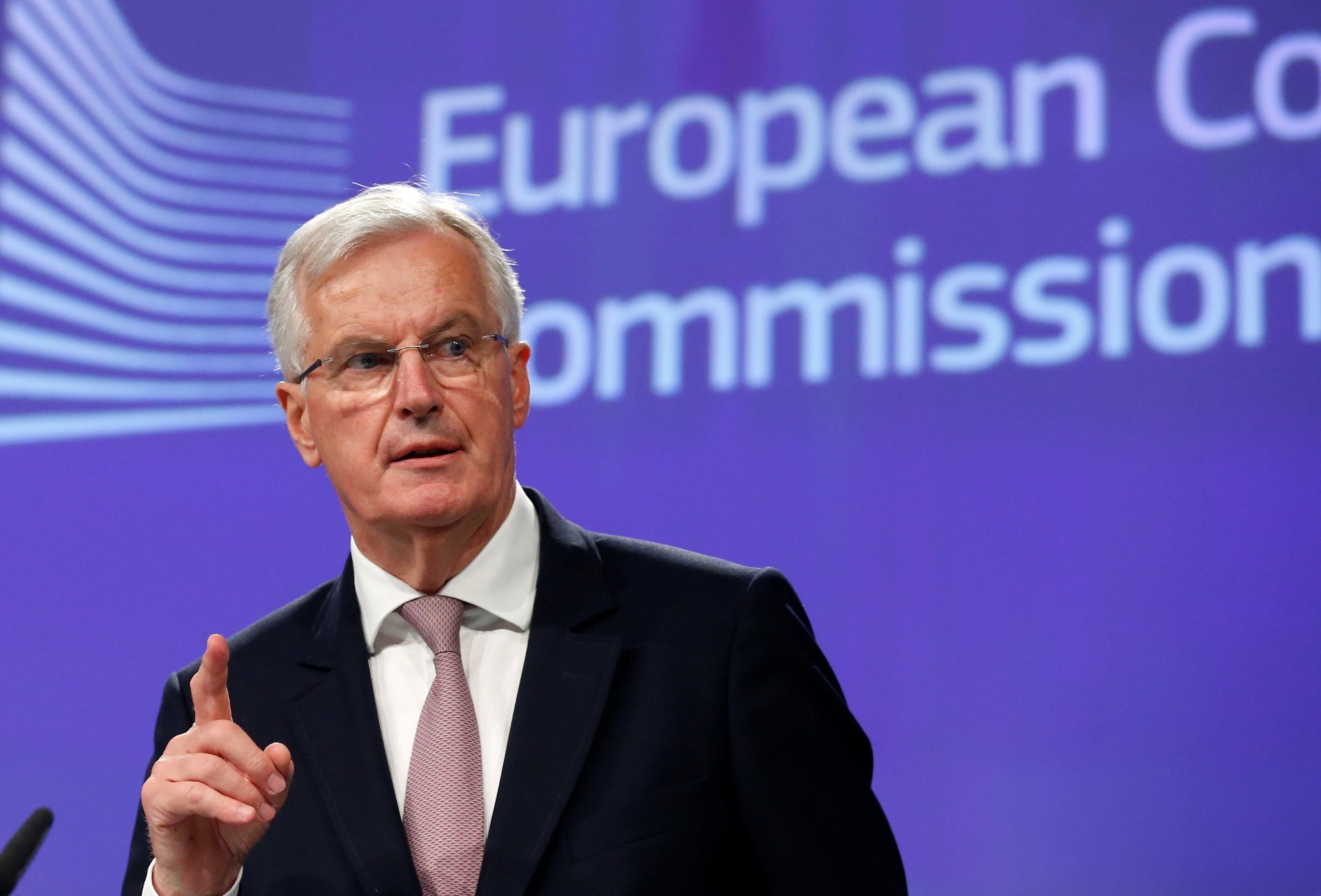 European Union's chief Brexit negotiator Michel Barnier addresses a news conference at the EU Commission headquarters in Brussels, Belgium, July 12, 2017. (REUTERS Photo)