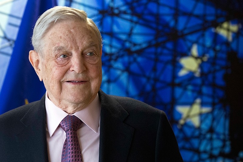 This April 27, 2017 file photo shows George Soros, Founder and Chairman of the Open Society Foundation, before the start of a meeting at EU headquarters in Brussels. (AP Photo)