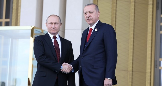 ErdoÄan, Putin discuss Iran deal, Syria escalation in phone call