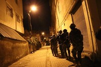Security forces conduct an anti-terror operation in Batman province in December 2019. (AA Photo)
