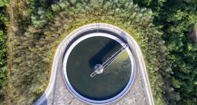 محطة لمعالجة مياه الصرف الصحي في بافاريا بألمانيا i stock