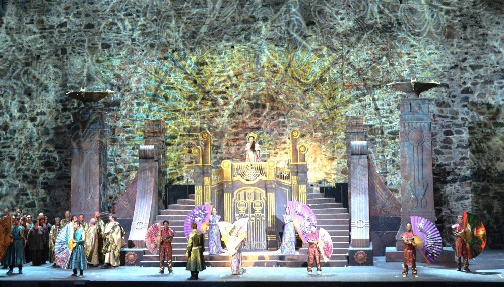 A scene from ,Turandot, by the State Opera and Ballet.