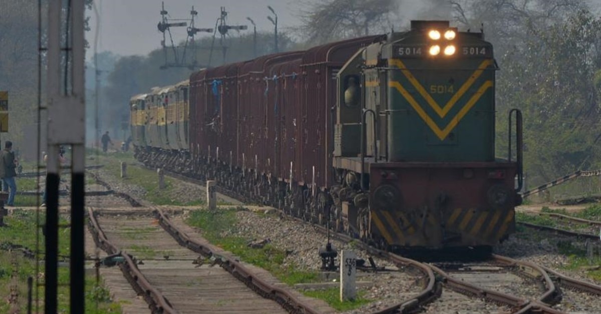 Undated photo of Samjhauta Express train from Pakistan arriving in India. (AP Photo)