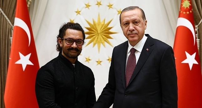 أردوغان يستقبل نجم السينما الهندية عامر خان Daily Sabah Arabic