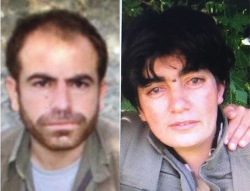 Top PKK terrorists Soro code named Salih Kaplan (R) and Zinnarin coded Hacire Tanhan (L) were killed in anti-terror operations in Mardin.