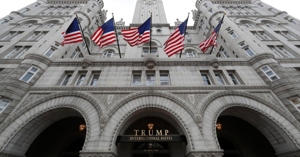 In this Dec. 21, 2106 file photo, the Trump International Hotel in Washington. (AP Photo)