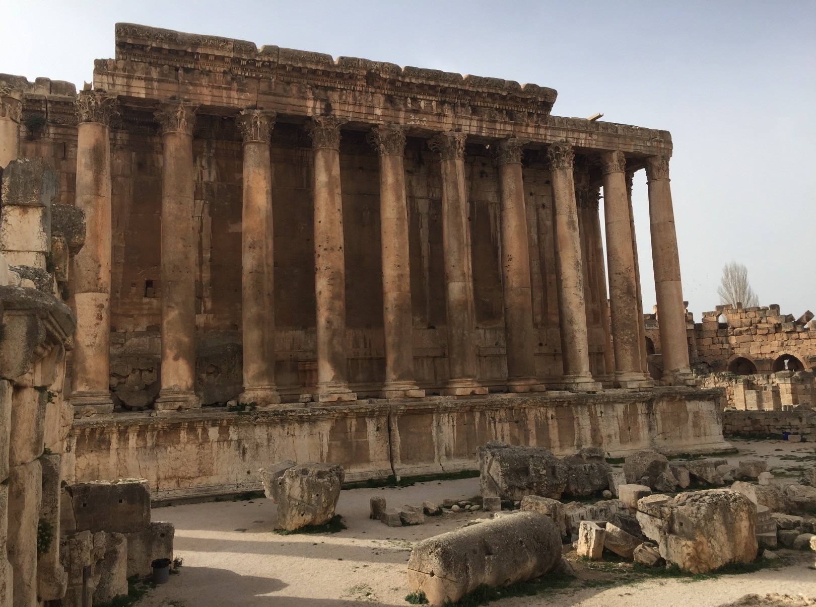 The ancient ruins of Baalbek