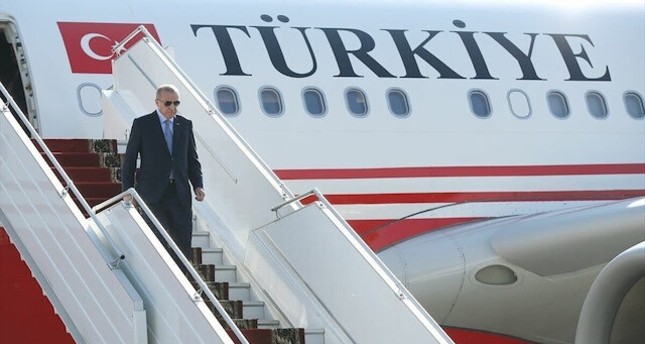 أردوغان يتوجه في زيارة رسمية إلى تركمانستان