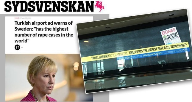 التحذير التركي من ظاهرة الاغتصاب في السويد يتصدر صحف ستوكهولم