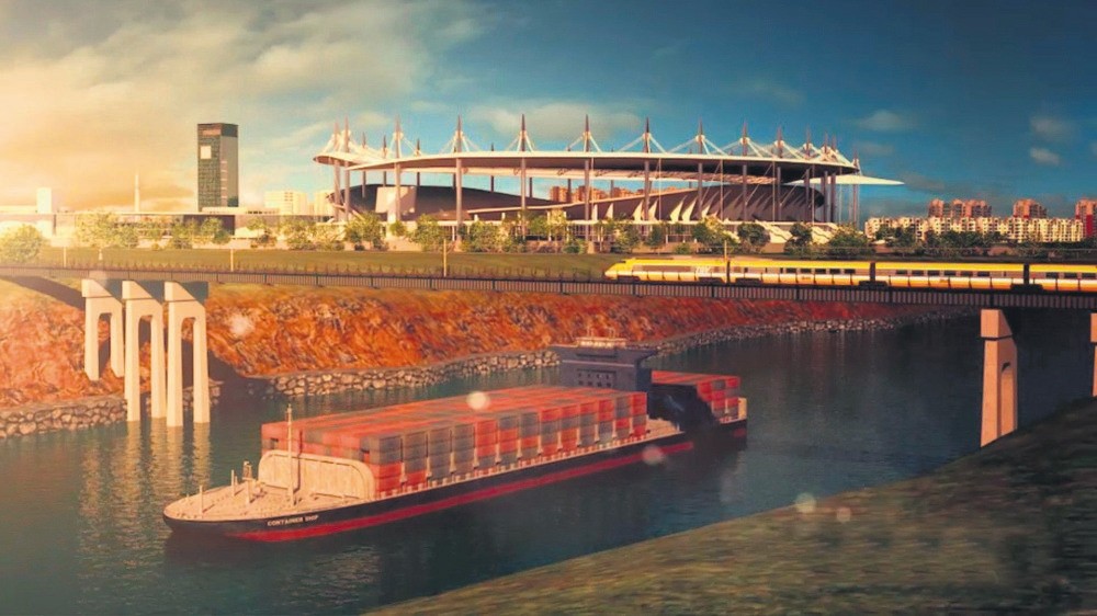 The latest plan is for Kanal Istanbul to be 45.2 kilometers long through Istanbul's Avcu0131lar, Ku00fcu00e7u00fcku00e7ekmece, Bau015faku015fehir, and Arnavutku00f6y districts.