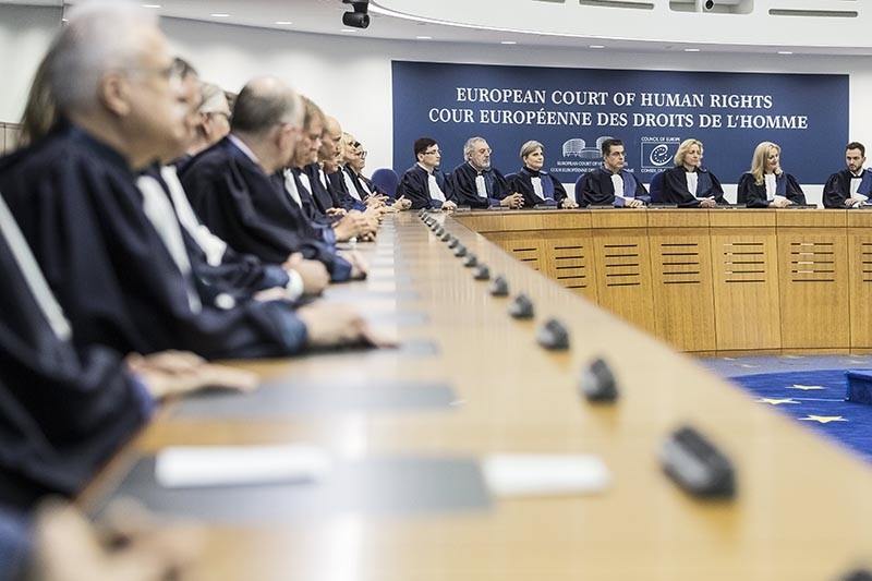 Members of the European Court of Human Rights listen at the European Court of Human Rights in Strasbourg, France, 31 October 2017 (EPA Photo)