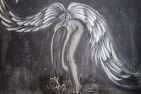 Iranian artist Mehrnoush Esmaeilpour's interpretation of an angel.