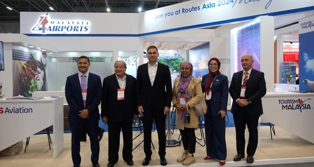 من معرض Routes World 2023 المتخصص برحلات ومسارات الخطوط الجوية. اسطنبول IHA