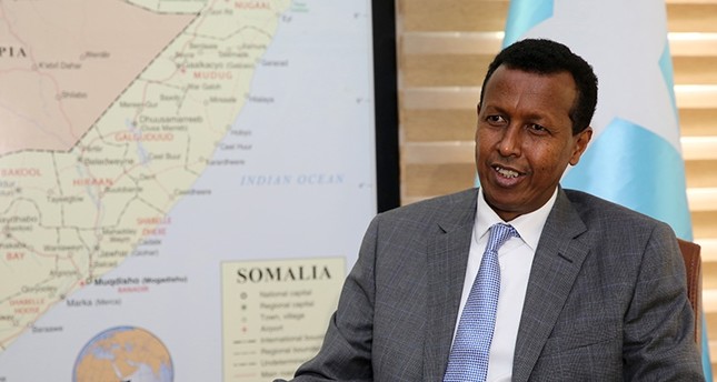 وزير الخارجية الصومالي، يوسف غراد عمر   وكالة الأناضول للأنباء