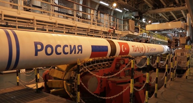 TurkStream finishes pipe laying in Russia, enters Turkish economic exclusive zone
