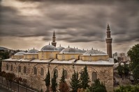 The 14th century Grand Mosque of Bursa is an important landmark in the city.