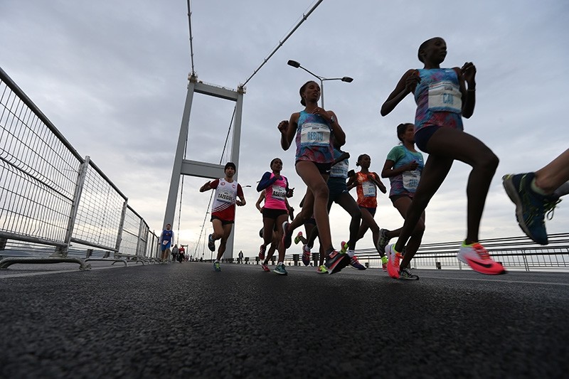 Over 100,000 runners take part in 39th Vodafone Istanbul Marathon 