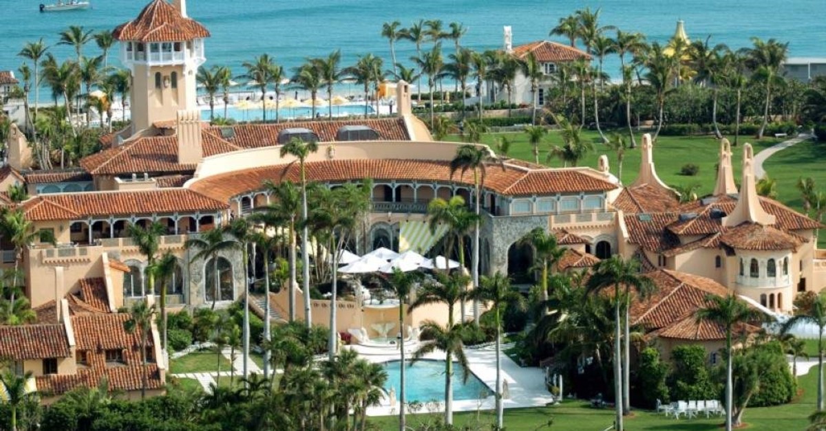 Aerial view of Mar-a-Lago, the oceanfront estate of Donald Trump in Palm Beach, Fla. (Photo by John Roca/NY Daily News Archive via Getty Images)