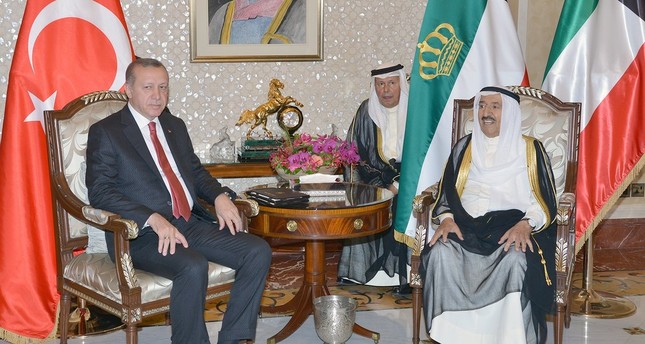 الرئيس التركي وأمير الكويت يبحثان العلاقات الثنائية والملفات الإقليمية