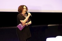 The forum's director, Zeynep Atakan, at the inauguration ceremony.
