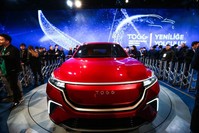 The fully electric sports utility vehicle model of Turkey's automobile will be the first electric-born car of its category in Europe. (AA Photo)