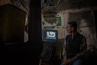 Selahaddin Mustafa, 48, who escaped YPG oppression, now lives in the small border village at Kaletepe in Hatay province.