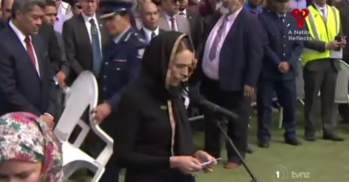 New Zealand S Ardern Quotes Prophet Muhammad S Hadith In Solidarity With Christchurch Victims Daily Sabah