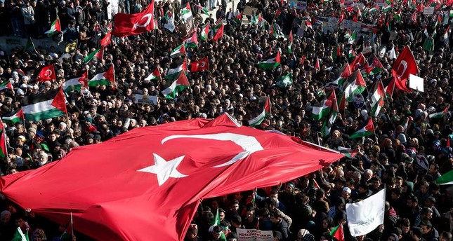 الشعب التركي ينتفض للقدس.. مئات الآلاف يتظاهرون في 81 محافظة تنديداً بقرار ترامب