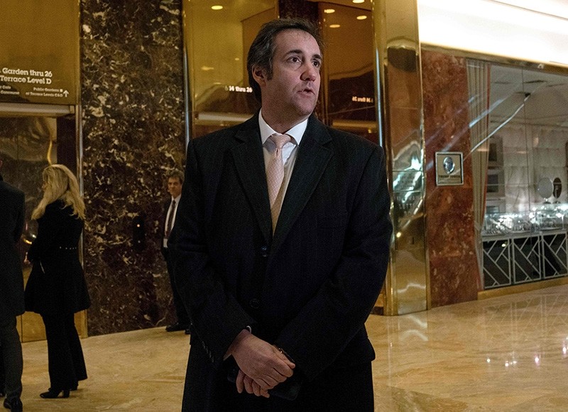 In this file photo taken on December 16, 2016 Attorney Michael Cohen arrives at Trump Tower for meetings with President-elect Donald Trump on in New York. (AFP Photo)