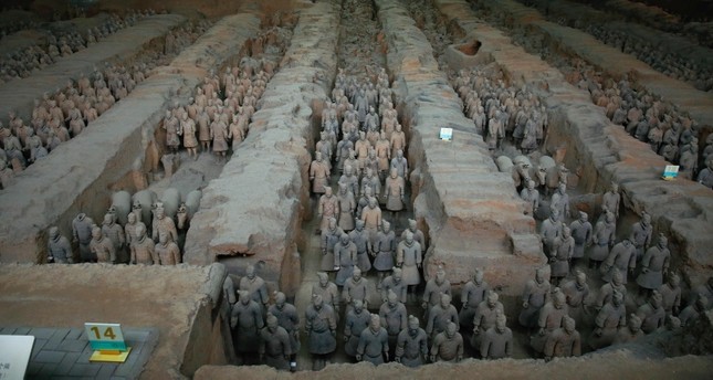 متحف جيش كين تيراكوتا بمدينة زيان Xian شمال غرب الصين وكالة الأنباء الفرنسية