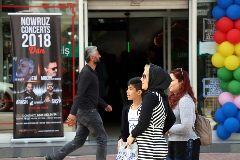 Iranian tourists who came to Turkey's eastern province of Van for Nevruz holiday showed high interest in the ongoing Van Shopping Festival and hotels in the city have reached almost full occupancy.
