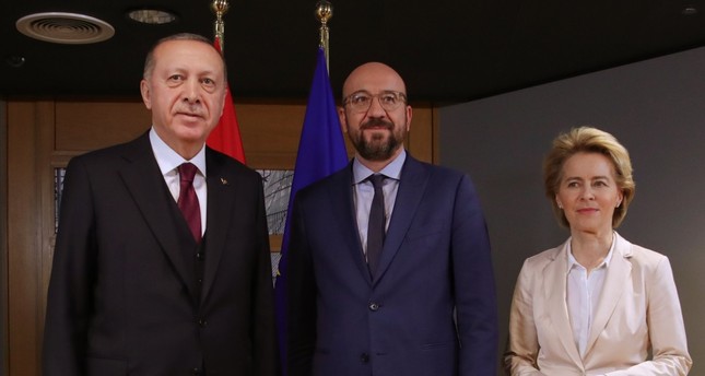 أردوغان وفون دير لاين يبحثان العلاقات مع الاتحاد الأوروبي وتطورات شرق المتوسط