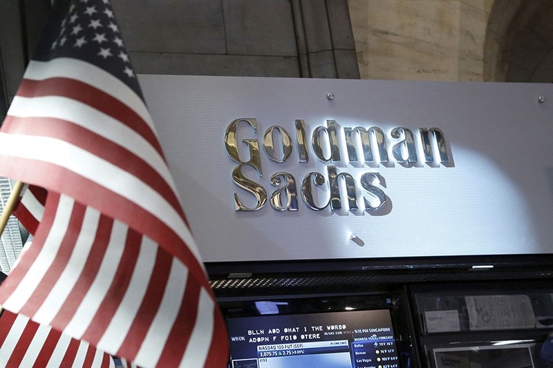 A view of the Goldman Sachs stall on the floor of the New York Stock Exchange July 16, 2013. (Reuters Photo)