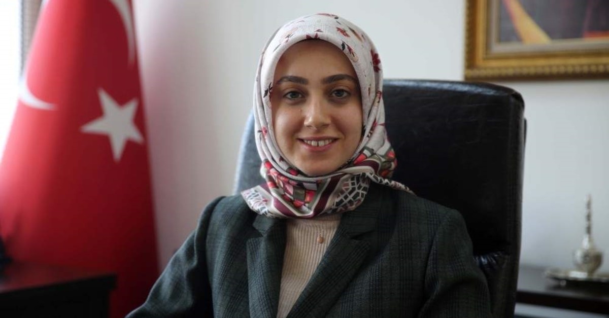Neslihan Ku0131sa was elected Havsa district governor in the 2019 local elections. (AA Photo)
